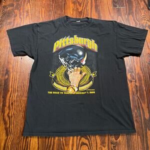 American Vintage L Y2K T-Shirt Black Regular